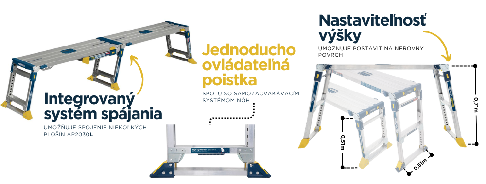 AP2030L Teleskopicka napojovacia pracovna plosina